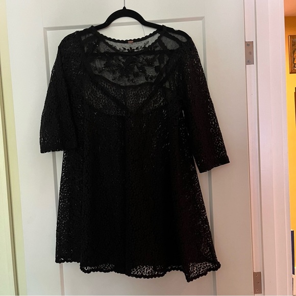 Free People Lace Tunic with Beading - Picture 4 of 7